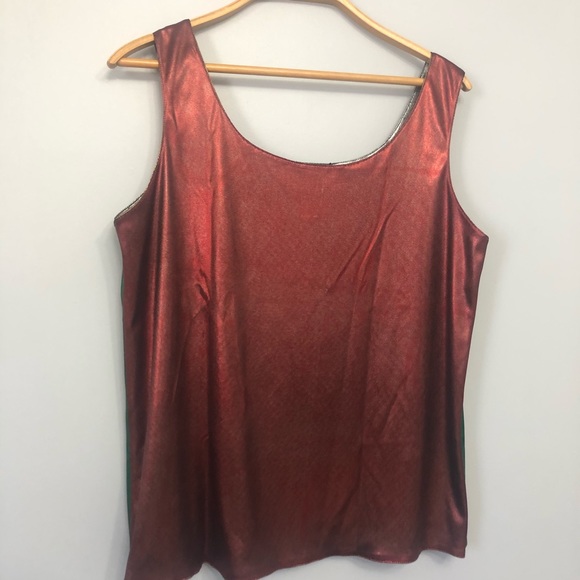 Four-way reversible metallic vintage tank top - Picture 12 of 13